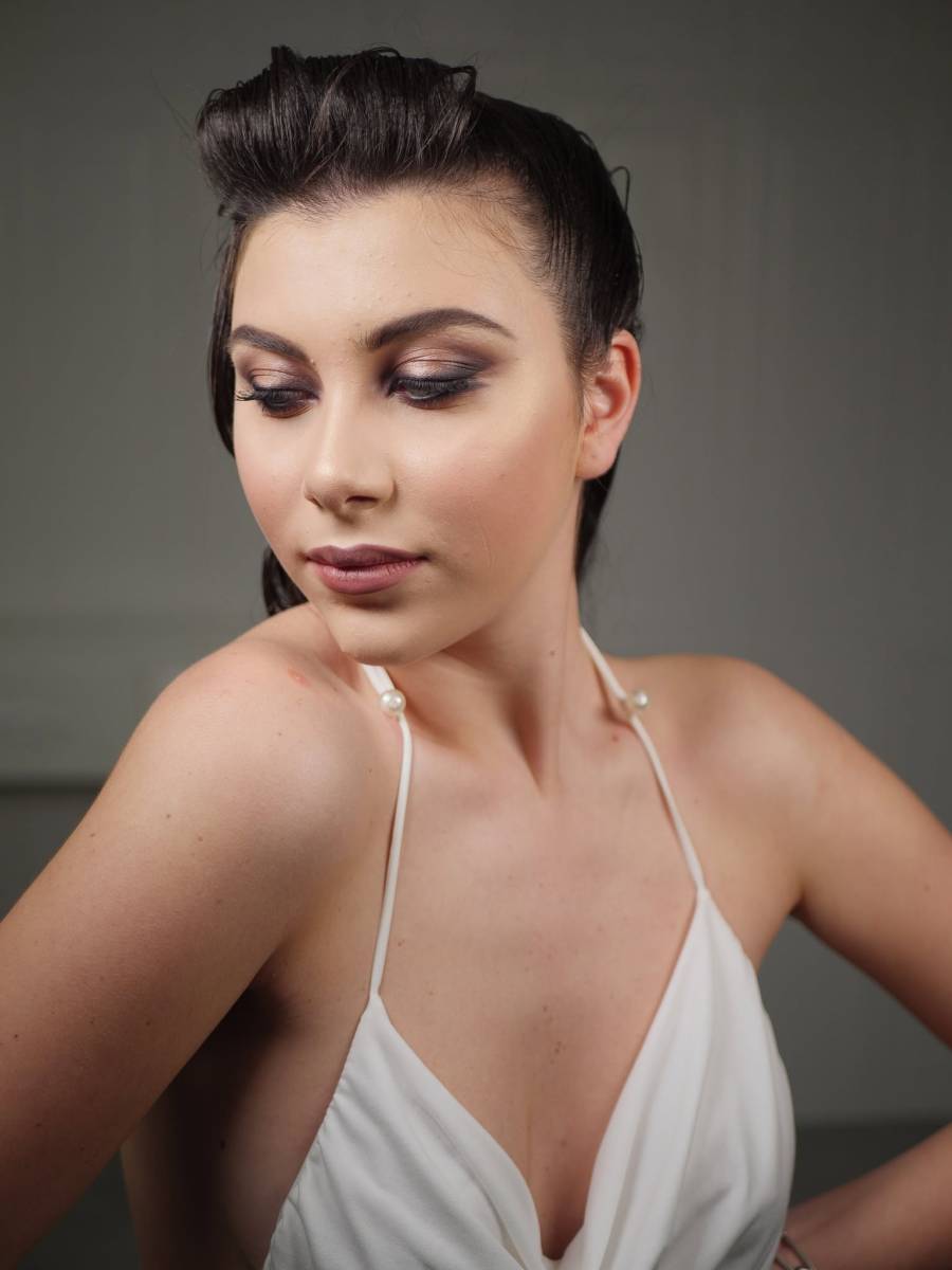 Make up realizzato al corso - dettaglio viso 3